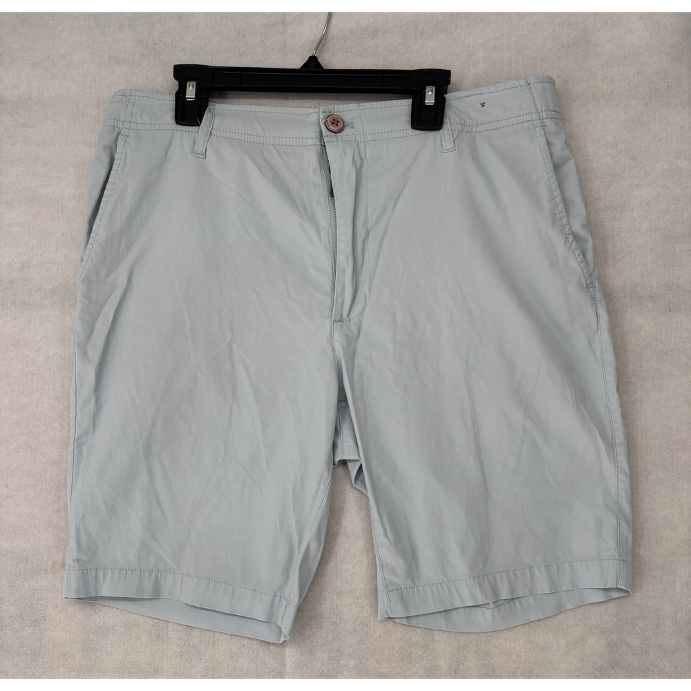 Tailor Vintage Men's Shorts 32 X 9" Light Blue Modern Slim Fit Stretch Chino
